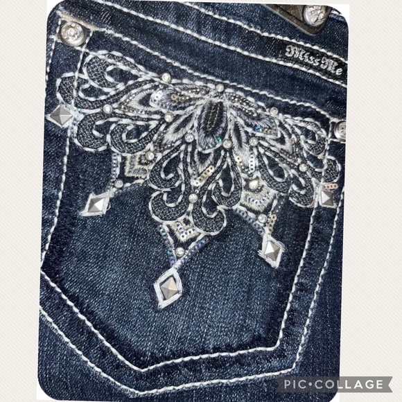 Miss Me Jeans size 34 x 34 Signature Boot Cut
Rainbow Sequins! Awesome Nwt - Picture 7 of 11